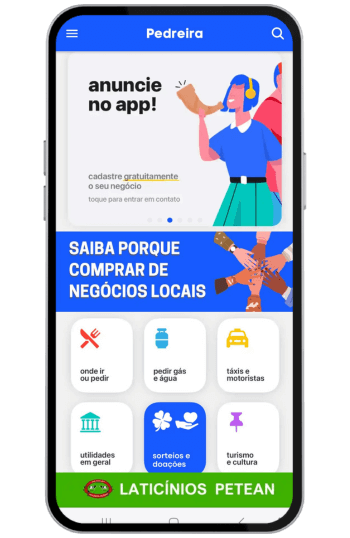 App Guia Comercial Pedreira